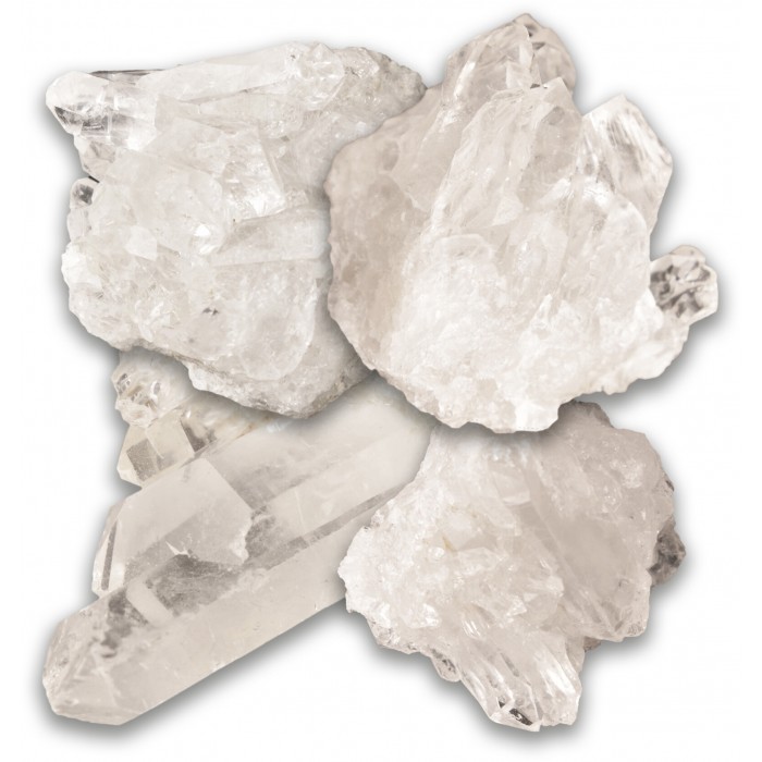 Natural White Quartz Complex Raw