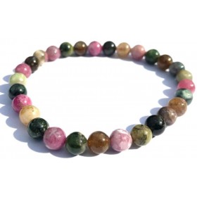 Βραχιόλι Από Τουρμαλίνη (3 Χρώματα) 6mm
