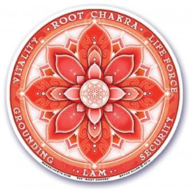 Window Sticker Root Chakra - 10.5Cm