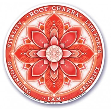 Window Sticker Root Chakra - 10.5Cm