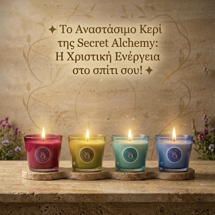 Αναστάσιμο Κερί Secret Alchemy – Τιρκουάζ (Limited Edition)
