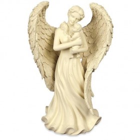 Angel & Baby Figurine 22Cm
