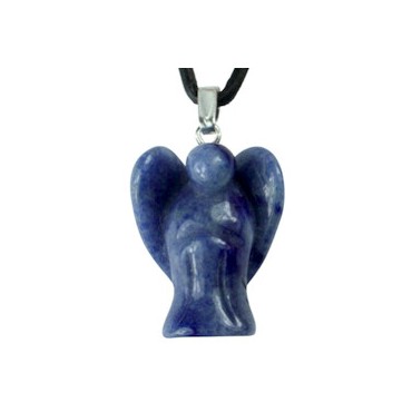 Κρεμαστό Αγγελάκι Από Μπλέ Χαλαζία